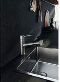 Kludi Steel Küchenarmatur 44851F860 schwenkbarer