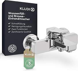 KLUDI-X3 Badewannenarmatur für 2 Verbraucher,