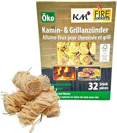 KM Firemaker 12x 32 ökologische Grillanzünder