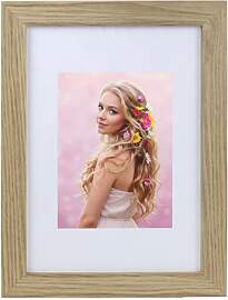 KM FOTO Bilderrahmen Holz Plexi Acryl Rahmen