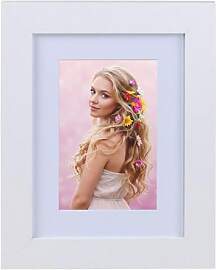 KM FOTO Bilderrahmen Holz Plexi Acryl Rahmen