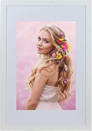 KM FOTO Bilderrahmen Holz Plexi Acryl Rahmen