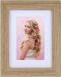 KM FOTO Bilderrahmen Holz Plexi Acryl Rahmen