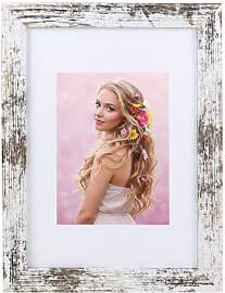 KM FOTO Bilderrahmen Holz Plexi Acryl Rahmen