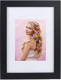 KM FOTO Bilderrahmen Holz Plexi Acryl Rahmen