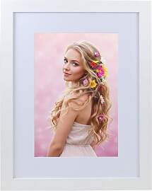 KM FOTO Bilderrahmen Holz Plexi Acryl Rahmen