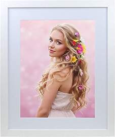 KM FOTO Bilderrahmen Holz Plexi Acryl Rahmen