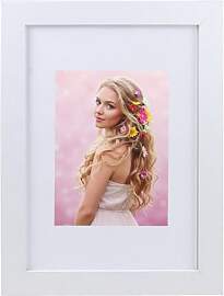 KM FOTO Bilderrahmen Holz Plexi Acryl Rahmen