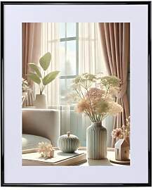 KM FOTO New Lifestyle Kunststoff Bilderrahmen mit
