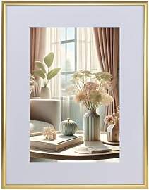KM FOTO New Lifestyle Kunststoff Bilderrahmen mit
