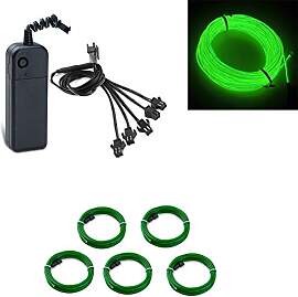 Kmruazre EL Wire, 3 Lichtmodi Neonlicht Tragbare