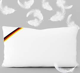 KNERST® 2er Set Kissen 40x80 cm - Daunenkissen