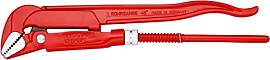 KNIPEX Rohrzange 45° rot pulverbeschichtet 320
