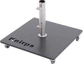 Knirps Schirmständer Stahlplatte 50kg mit Rollen