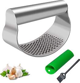 Knoblauchpresse Wippe Edelstahl