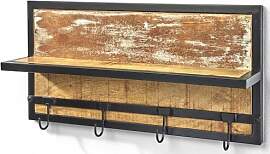 Kobolo Garderobe Wandregal Wandgarderobe aus