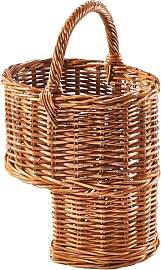 Kobolo Treppenkorb Korb Henkelkorb aus Rattan