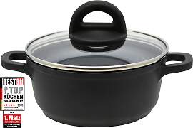 Kochtopf ELO BASIC "Black", schwarz,