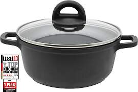 Kochtopf ELO BASIC "Black", schwarz,