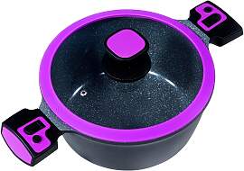 Kochtopf KING "Click-Grip", lila (beere, 