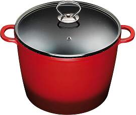 Kochtopf KING, rot, H:18cm Ø:24cm, Töpfe,