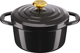 Kochtopf TEFAL "Air", schwarz, B:21,22cm 