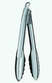 Kochzange RÖSLE, silber (edelstahlfarben),