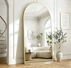 KOCUUY Bogen Standspiegel, 196 x 96 cm Großer