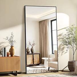 KOCUUY Rechteckig Ganzkörperspiegel, 196 x 96 cm