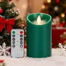 Koelaa LED Kerzen, Grün Flammenlose Kerze,