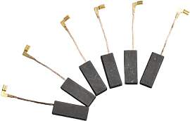 Kohlebürsten 6 Stück 6,2 x 11,2 x 29 mm