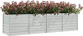KOIECETA Hochbeet Pflanzkübel Blumenkasten Garten 