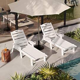 Koioplie Extra Große Sonnenliege für Outdoor,