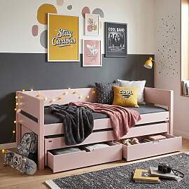 Kojenbett Kids Town Color Buche teilmassiv mit