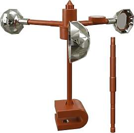 KOKMEYA Vogelabwehr Windrad mit Stab &