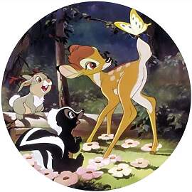 Komar Disney DOT runde und selbstklebende Vlies
