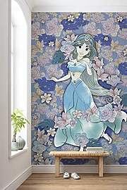 Komar Disney Jasmin Colored Flowers | Größe: 200 
