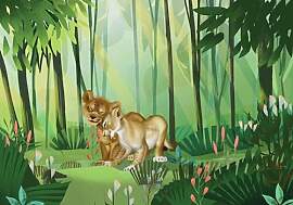Komar Disney Lion King Love | Größe: 400 x 280