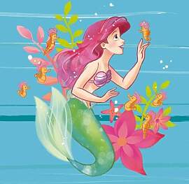 Komar Disney Vlies Fototapete - Ariel Little