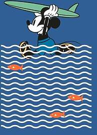Komar Disney Vlies Fototapete Mickey gone