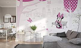 Komar Disney Vlies Fototapete MINNIE IN PARIS |