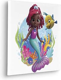 Komar Keilrahmenbild - Disney Ariel Baby Mermaid - 