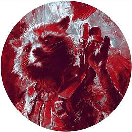 Komar Marvel DOT runde und selbstklebende Vlies