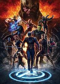 Komar Marvel Vlies Fototapete - Avengers vs Thanos 