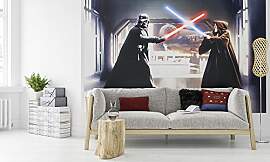 Komar Star Wars Vlies Fototapete VADER VS. KENOBI