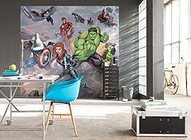 Komar Vlies Fototapete - Avengers Street Revenge - 