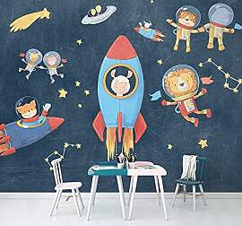 Komar Vlies Fototapete - Friends in Space -
