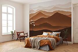 Komar Vlies Fototapete - Macchiato Mountains -