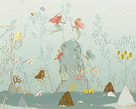 Komar Vlies Fototapete - Mermaids - Größe: 350 x 