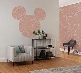 Komar Vlies Fototapete - Mickey on Detours -